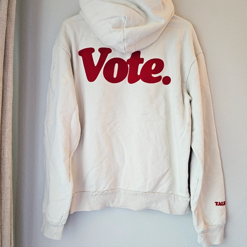 NWOT Talentless VOTE Hoodie - Small (unisex)